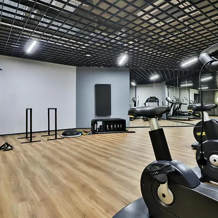 Lejlighed Blue Studio In With Desk And Free Access To The Gym By Renters *