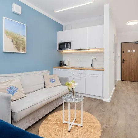 Lejlighed Blue Studio In With Desk And Free Access To The Gym By Renters