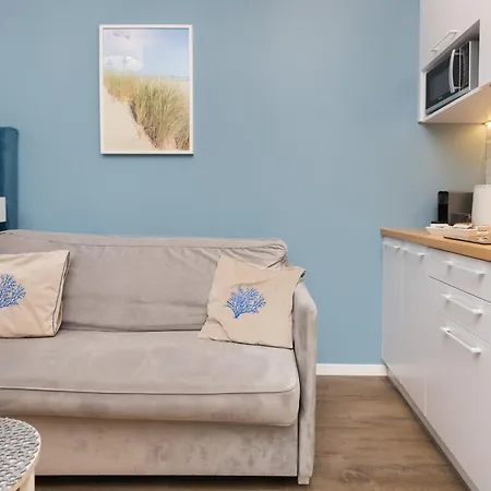 Blue Studio In With Desk And Free Access To The Gym By Renters